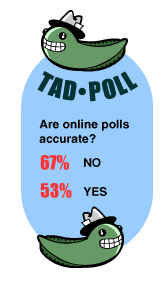 Tad Poll: Are online polls accurate?